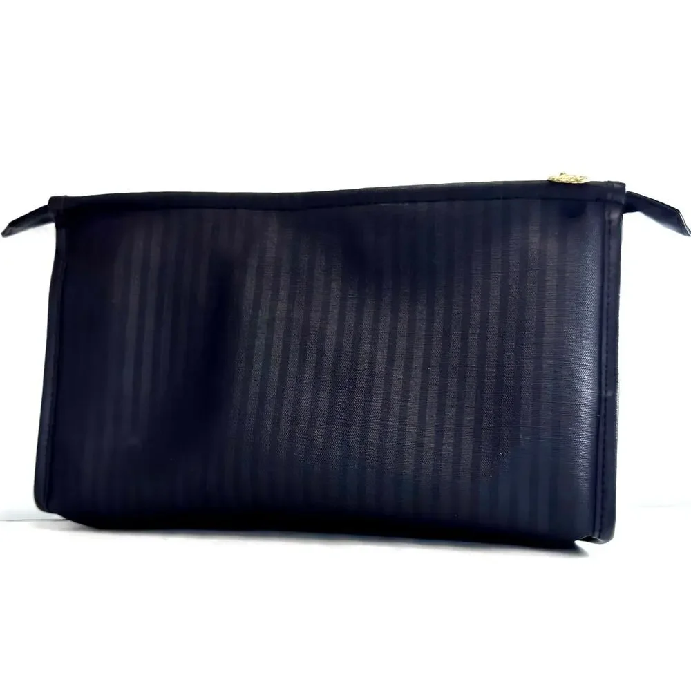 Oscar de la Renta Vintage Black Travel Toiletry Bag – Large Unisex Organizer - Picture 5 of 5